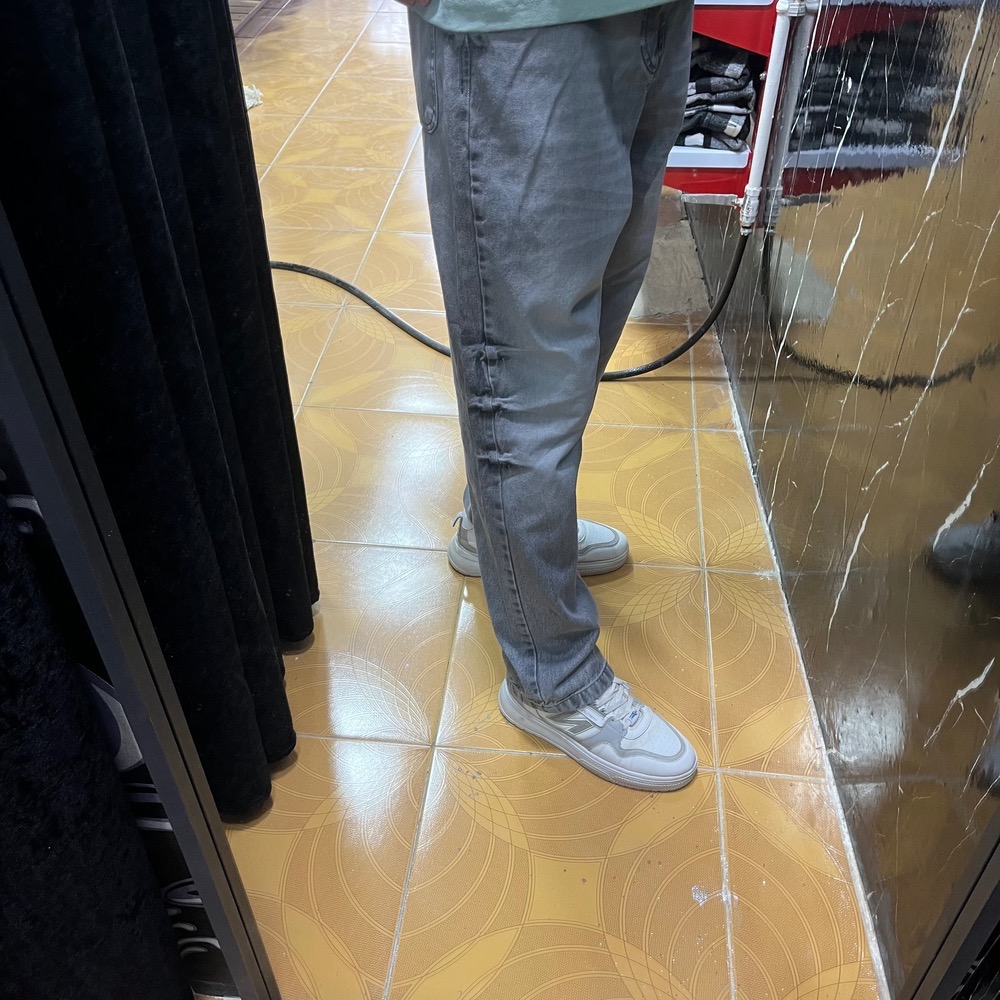 شلوار جین بگ طوسی مردانه