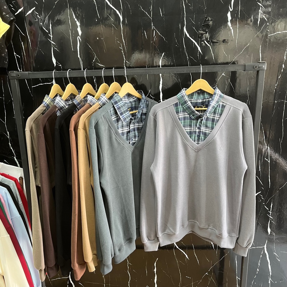 بلوز یقه پیراهنی سلانیک گرم بالا